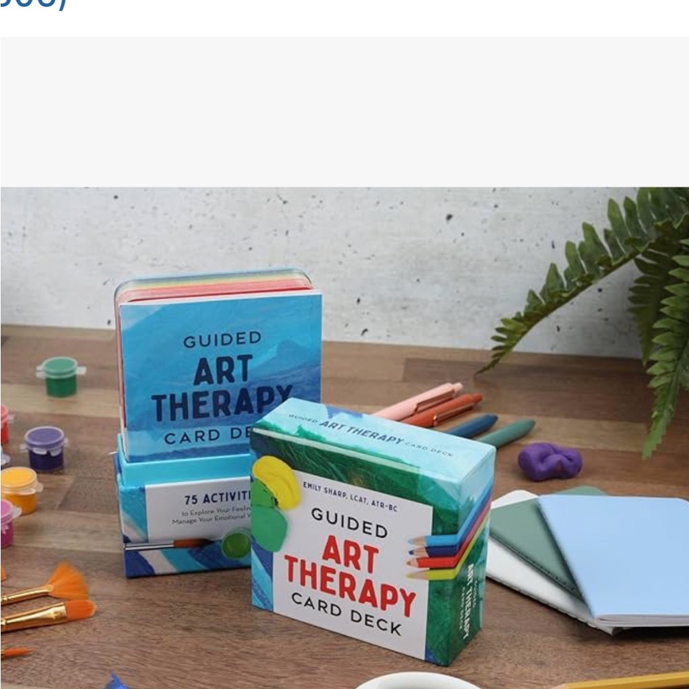 Guided Art Therapy Card Deck - Colorful (Unbranded) - Picture 5 of 11